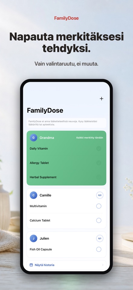 FamilyDose: Perheen tarkistus 2