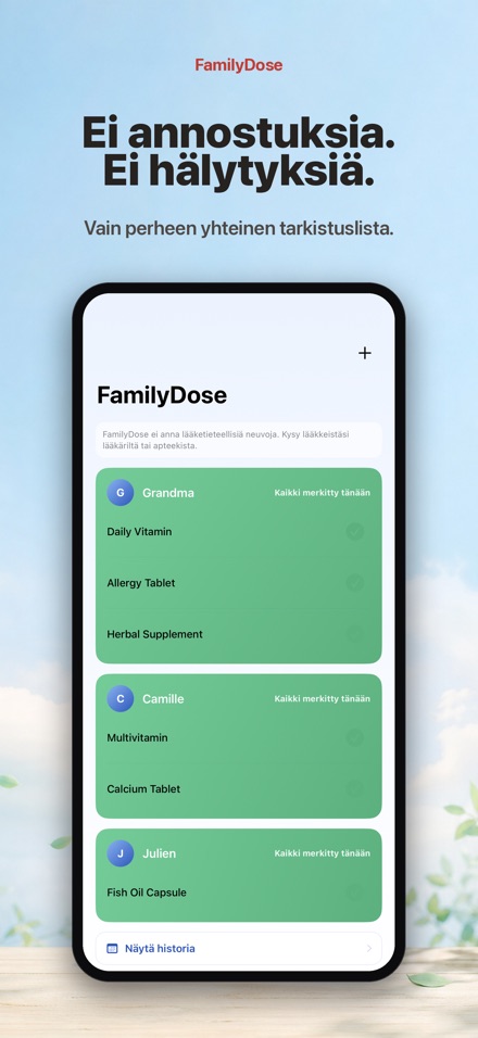 FamilyDose: Perheen tarkistus 9