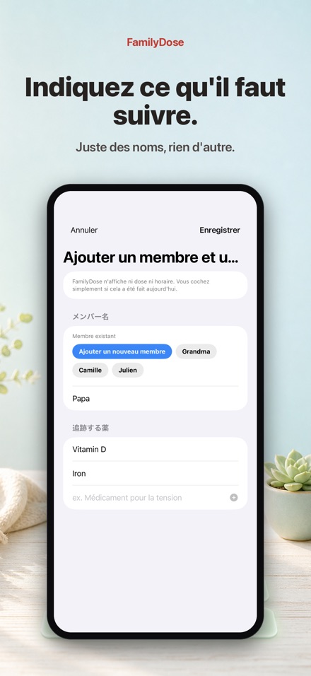 FamilyDose: Suivi de prise 7