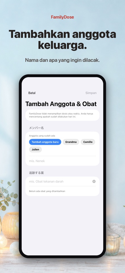 FamilyDose: Cek Obat Keluarga 6