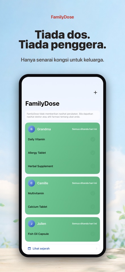 FamilyDose: Semak Ubat 9