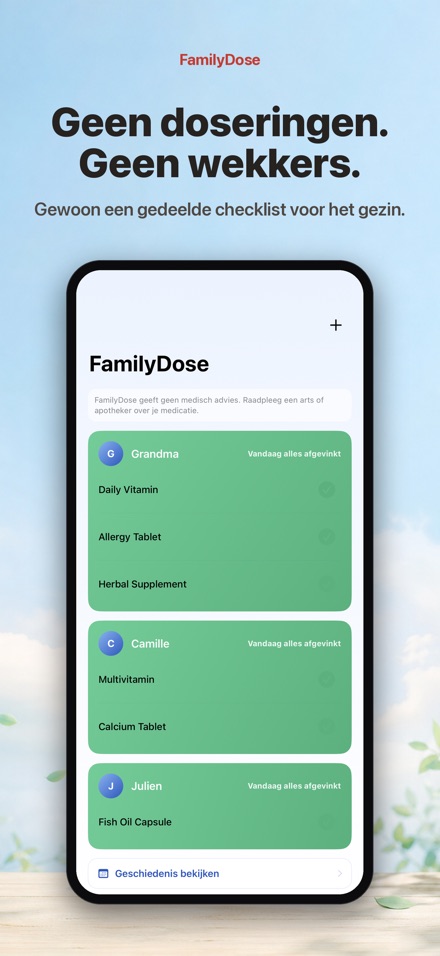 FamilyDose: Gezinschecklijst 9