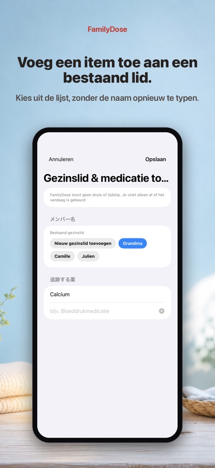 FamilyDose: Gezinschecklijst 10