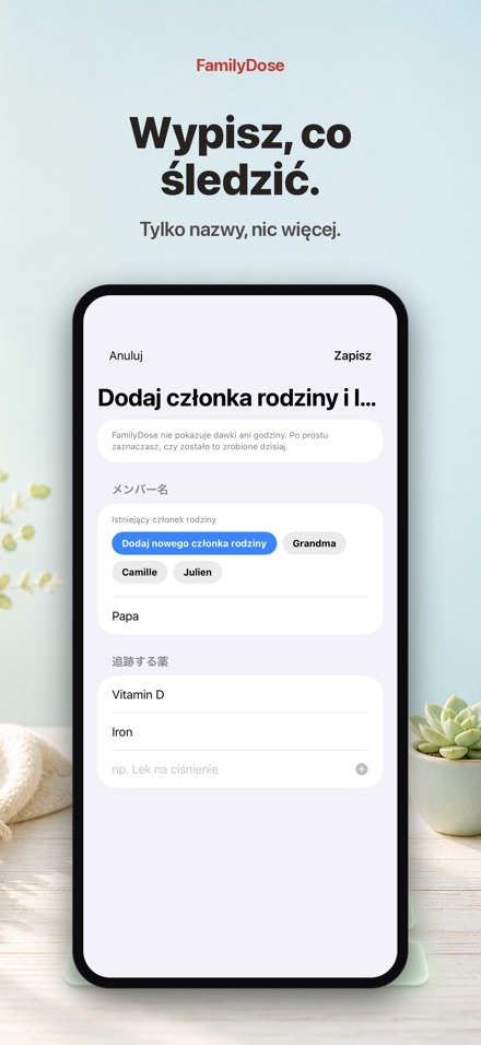 FamilyDose: Checklista Rodziny 7