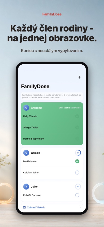 FamilyDose: Checklist rodiny 8