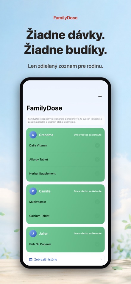 FamilyDose: Checklist rodiny 9