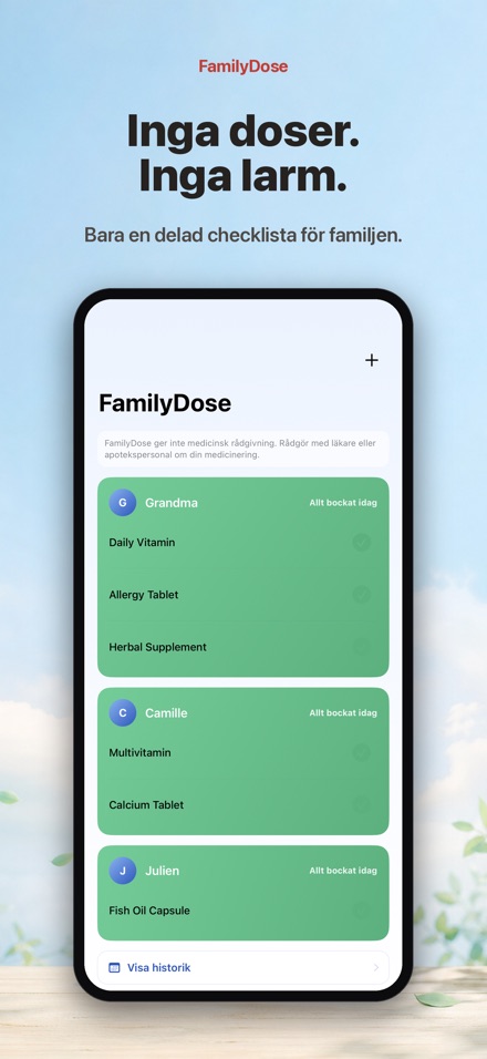 FamilyDose: Familjechecklista 9