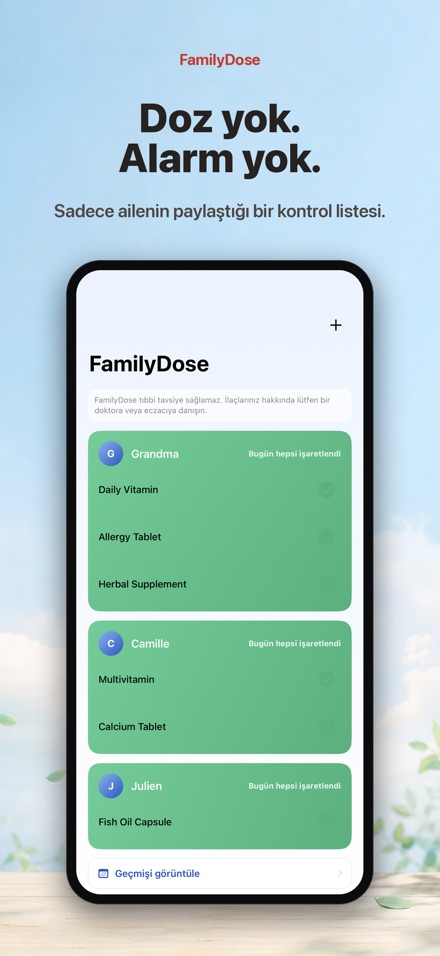 FamilyDose: Aile Ilac Kontrol 9