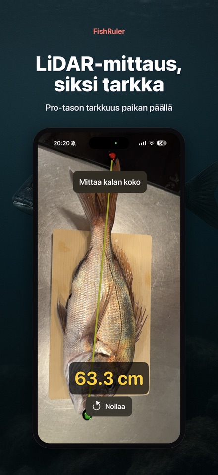 FishRuler: mittaa kala AR 6