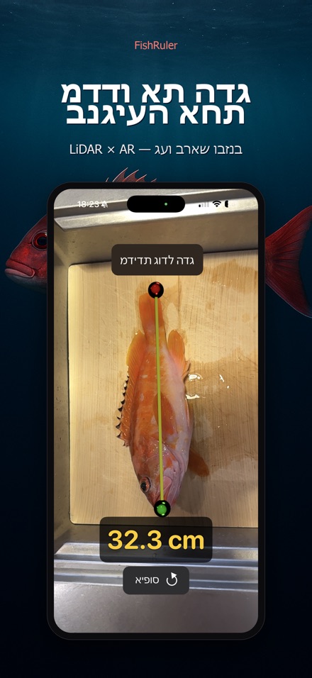 FishRuler: מדידת אורך דג