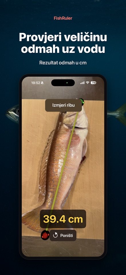 FishRuler: mjerenje ribe AR 5