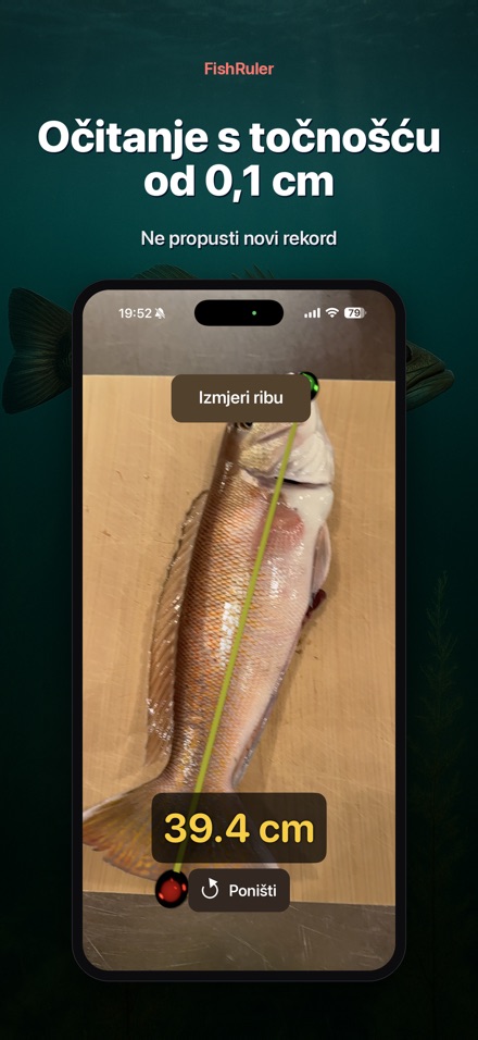FishRuler: mjerenje ribe AR 8