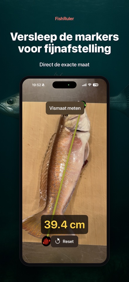 FishRuler: vis opmeten AR 2