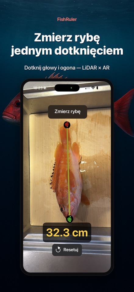 FishRuler: pomiar ryby AR