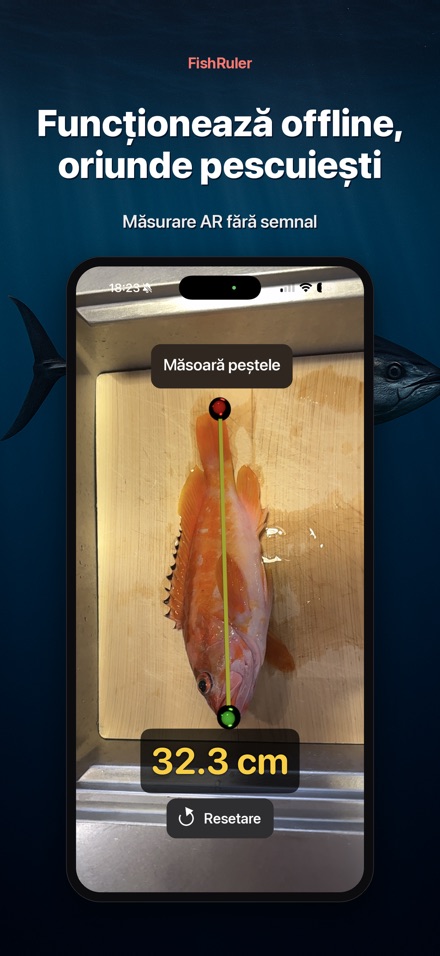 FishRuler: măsoară peștele AR 7