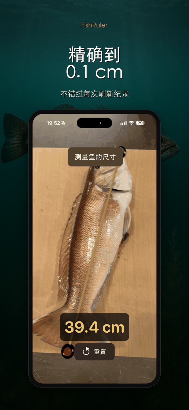 精确到 0.1 cm