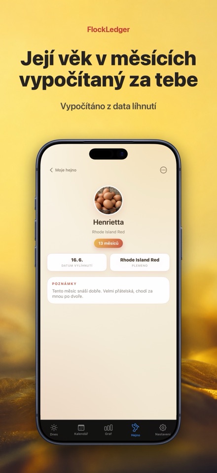 FlockLedger: Počítadlo Vajec 7
