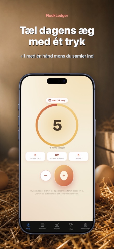 FlockLedger: Æg Tæller 1