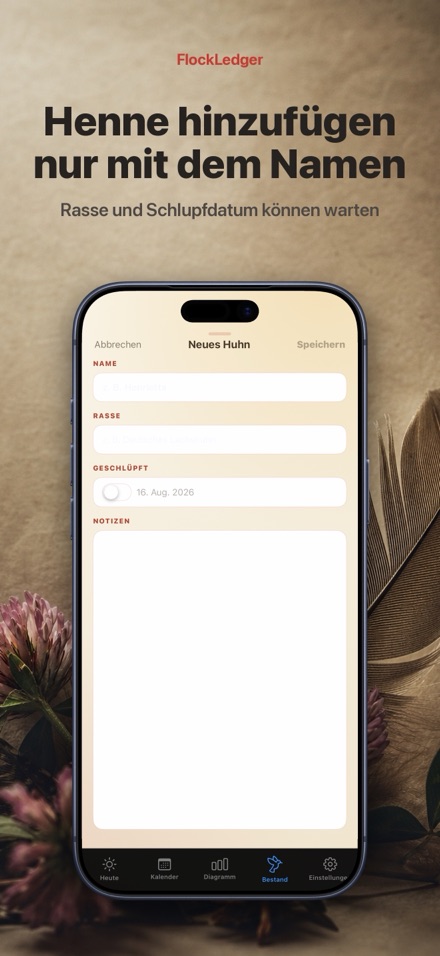 FlockLedger: Eier-Zähler 6