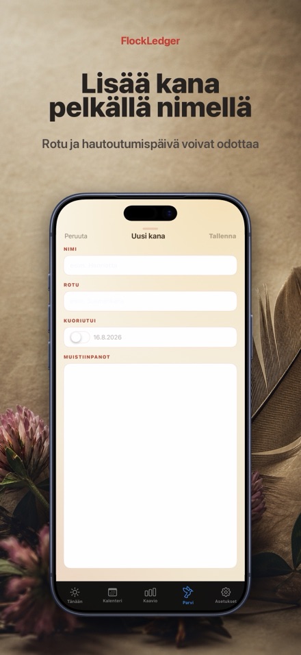 FlockLedger: Munalaskuri 6