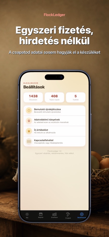 FlockLedger: Tojásszámláló 10
