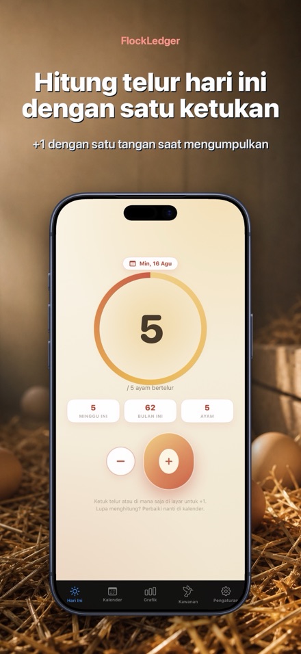 FlockLedger: Penghitung Telur 1