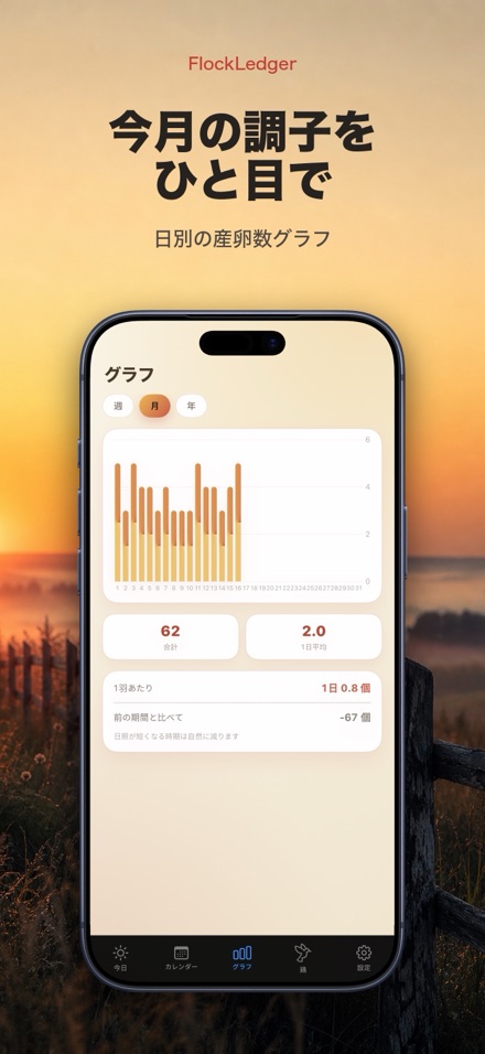 FlockLedger：たまご記録帳 3