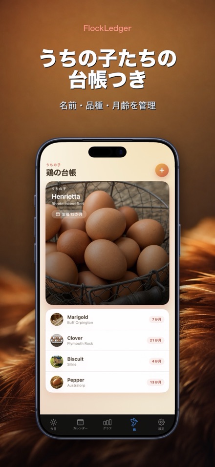 FlockLedger：たまご記録帳 5