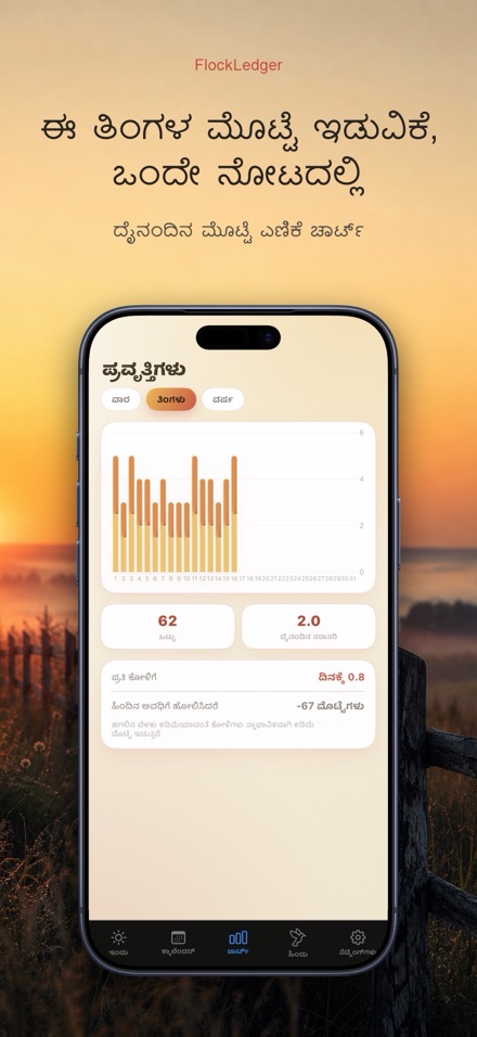 FlockLedger: ಮೊಟ್ಟೆ ಕೌಂಟರ್ 3