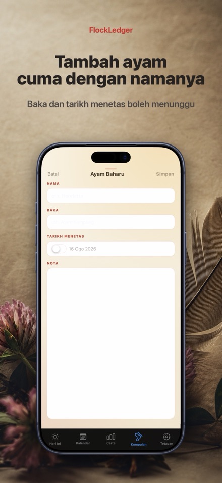 FlockLedger: Pengira Telur 6