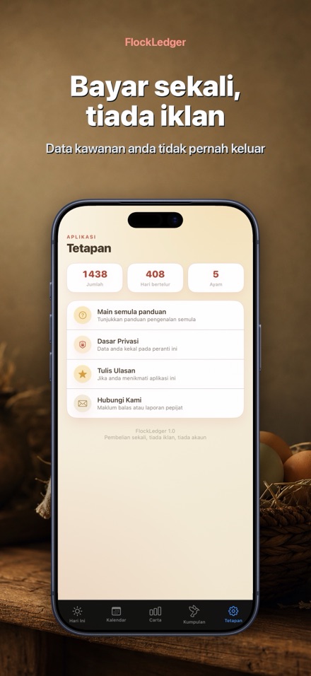 FlockLedger: Pengira Telur 10