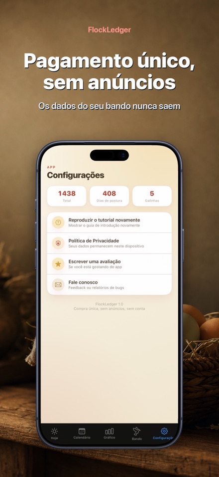 FlockLedger: Contador de Ovos 10