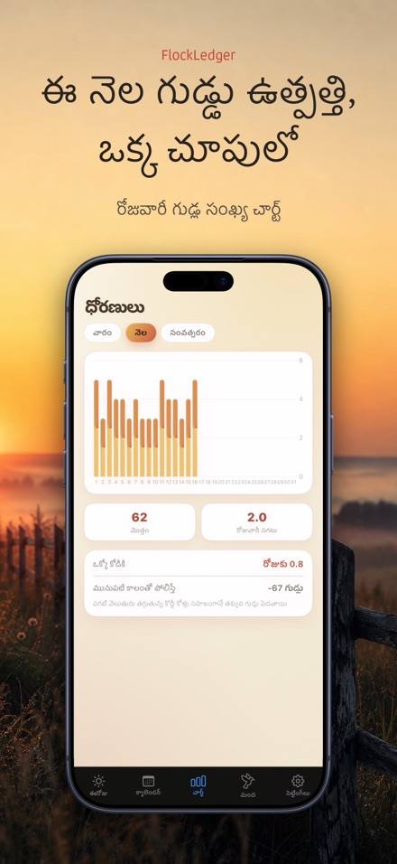 FlockLedger: గుడ్ల కౌంటర్ 3