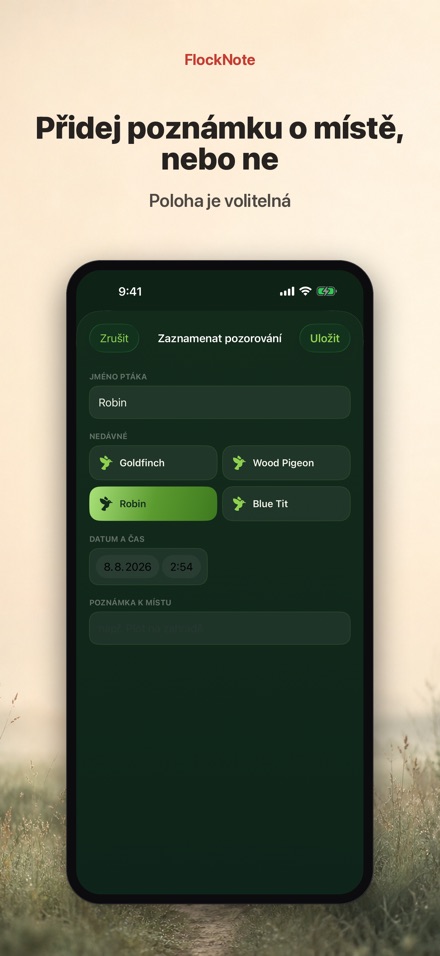 FlockNote: Deník Pozorování 5