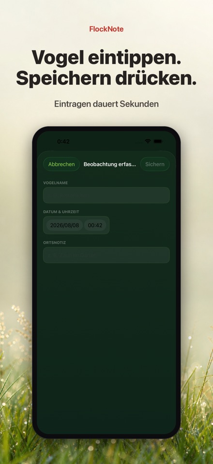 FlockNote: Vogelbeobachtung 8