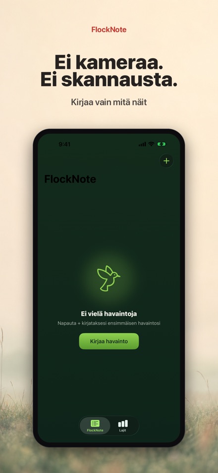 FlockNote: Lintuhavainnot 6
