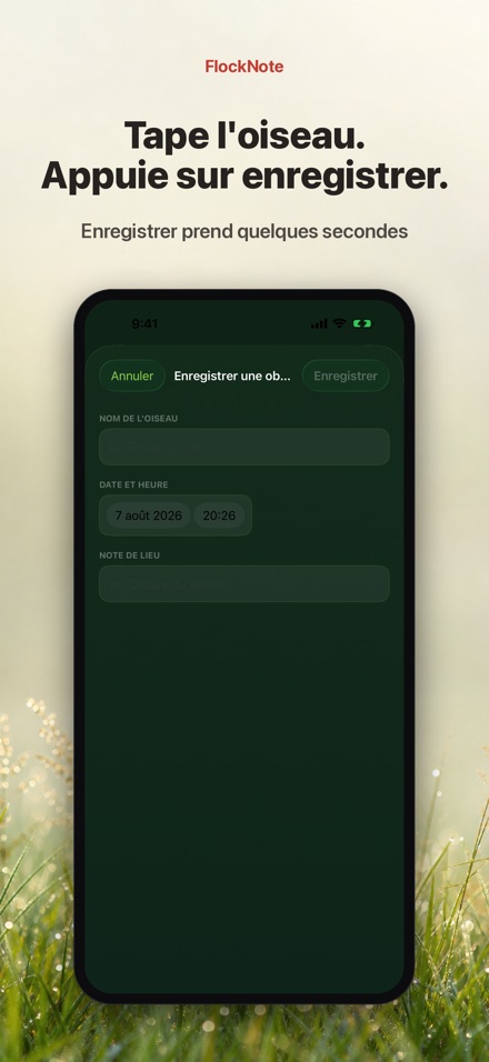 FlockNote: Journal d'Oiseaux 8