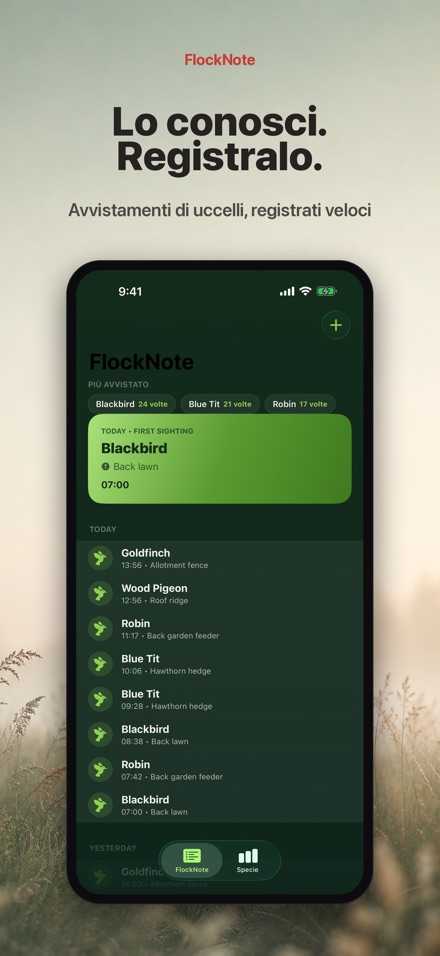 FlockNote: Diario Birdwatching