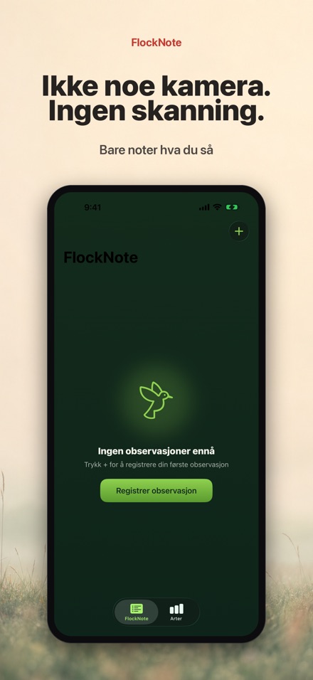 FlockNote: Fugleobservasjon 6