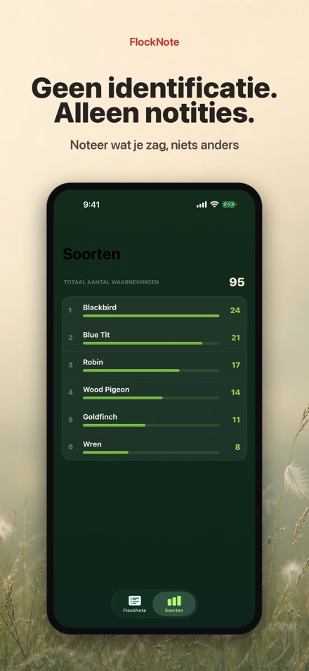 FlockNote: Vogelwaarnemingen 9