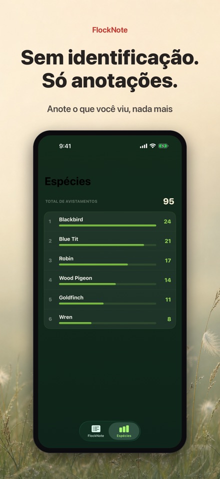 FlockNote: Diário de Aves 9