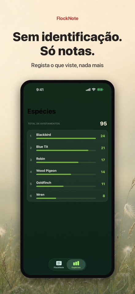 FlockNote: Diário de Aves 9