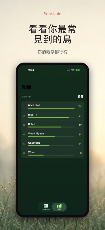 FlockNote：觀鳥記錄本 4