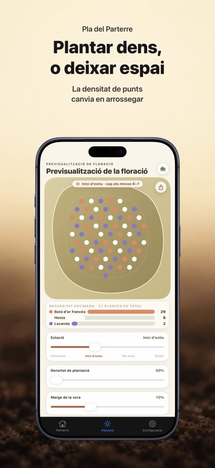 FlowerBedPlan: nre. de plantes 7