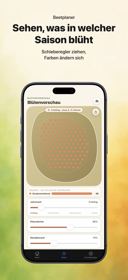 FlowerBedPlan: Pflanzenzahl 6