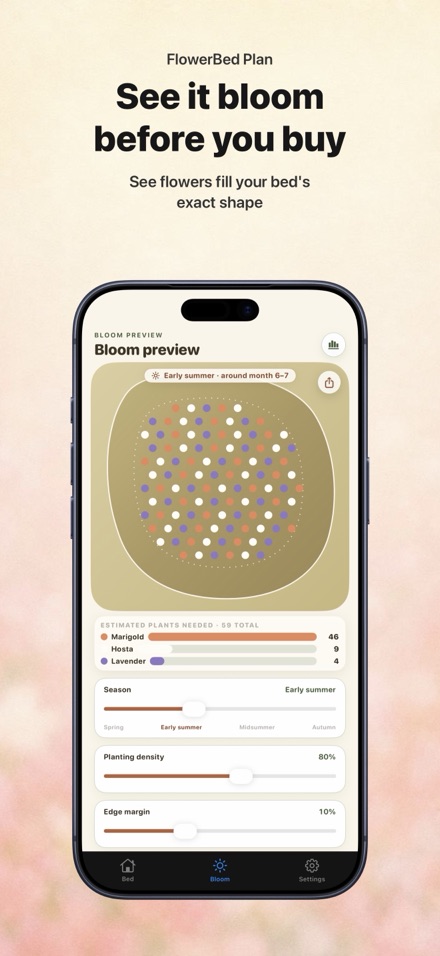 FlowerBedPlan: Plant Count 1