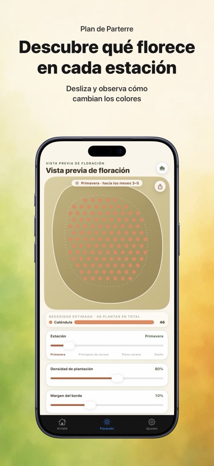 FlowerBedPlan: Nº de plantas 6