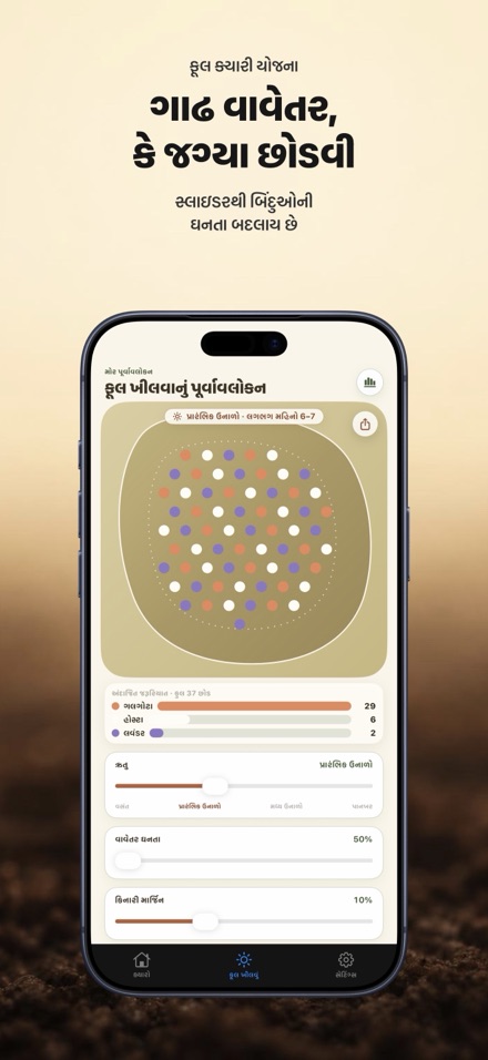 FlowerBedPlan: છોડની સંખ્યા 7