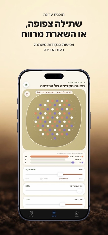 FlowerBedPlan: כמות שתילים 7