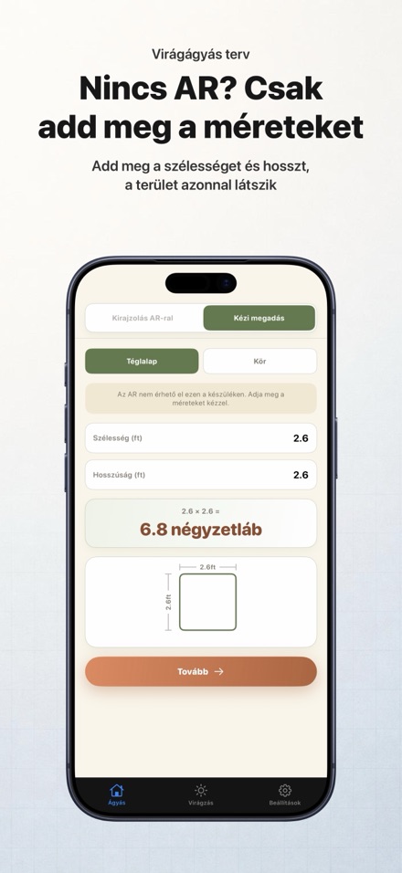 FlowerBedPlan: palánták száma 2